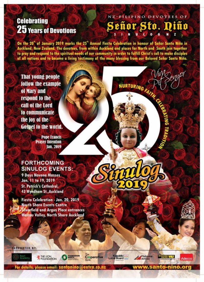 An Invitation to the New Zealand Grand Sinulog 2019 (the 25th Year)