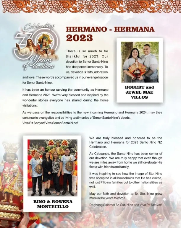 Messages from Sinulog 2023 Hermanos and Hermanas