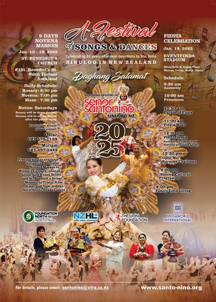2025 9-Days Novena/Mass Schedule