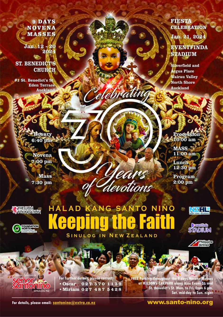 2024 9-Days Novena/Mass Schedule