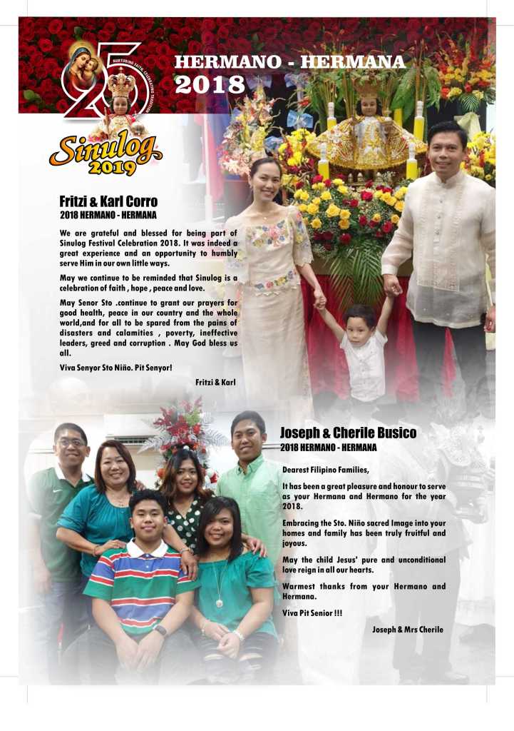 2018 Hermano &#038; Hermana Messages